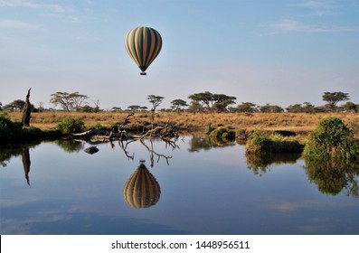 Hot Air Ballon In Africa