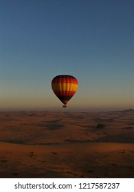 Hot Air Ballon Ride Over Dubai Desert