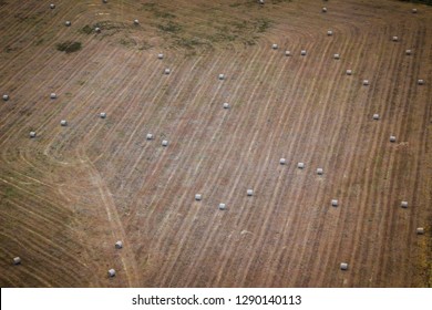 Hot Air Ballon View Fields And Rural Areas Gold Coast Queensland Australia