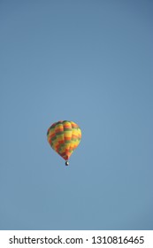 Hot Air Ballon In Western Australia In A Cold Summer