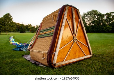 Hot Air Balloon Basket Before Flight