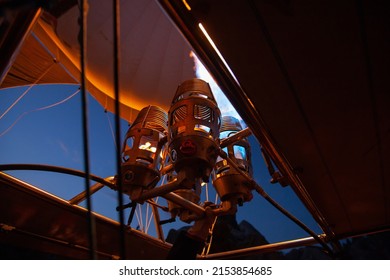 Hot Air Balloon Burner Close Up