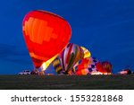 Hot air balloon festival at Indianola Iowa