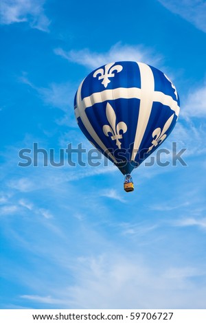 Hot air balloon - Fleur-de-lys