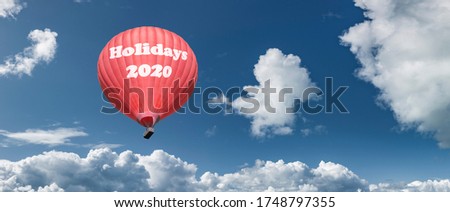 Hot air balloon Holidays 2020