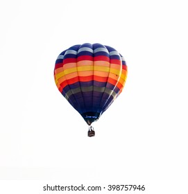 Hot Air Balloon Isolated On White Background