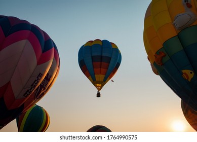 Hot Air Balloon Release In Windsor, Colorado