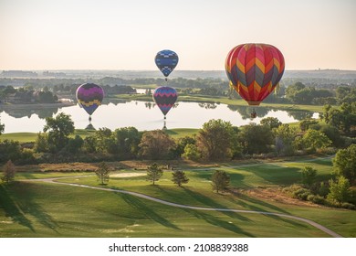 Hot Air Balloon Ride Through Windsor Colorado 