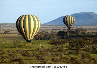 Hot Air Balloon Serengeti Africa