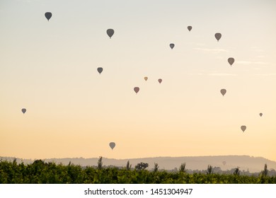 Hot Air Ballooning over the Hunter Valley, Australia 