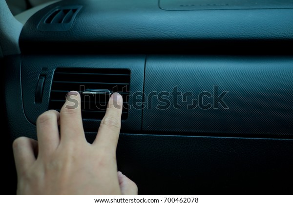 hot air\
conditioner in car. heat and\
warm\
