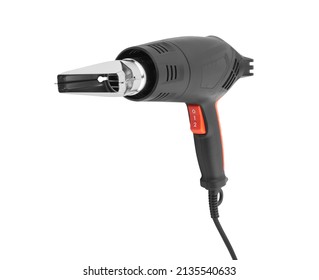 Hot Air Gun Isolated On A White Background.