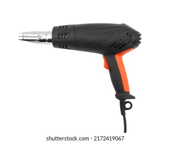 Hot Air Gun Isolated On A White Background.