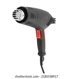 Hot Air Gun Isolated On A White Background.