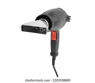 Hot Air Gun Isolated On A White Background.