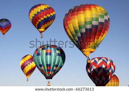 Hot Balloon in Albuquerque Balloon Fiesta