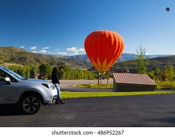 Hot Balloon Festival, Snowmass Village, Aspen Colorado USA