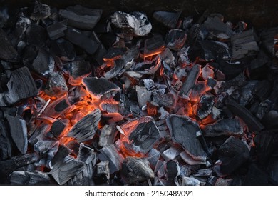 hot black coal. coal with red sparks - Powered by Shutterstock
