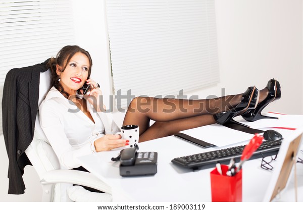 Hot Secretary Legs