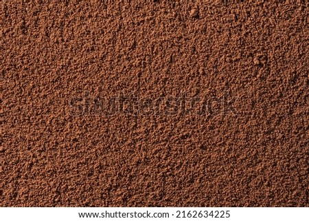 Hot Chocolate Coco Powder Top View Flat Lay Texture Background Macro