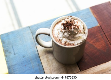 Hot Chocolate Topping With Whipped Cream