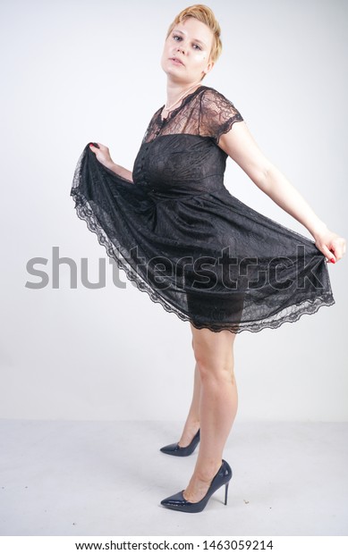 Hot Chubby Short Hair Woman Cute Stock Photo Edit Now 1463059214