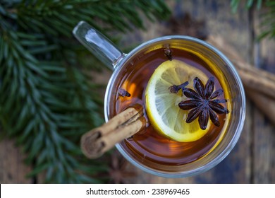 Hot Cider With Winter Spices