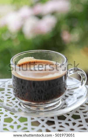 hot coffee