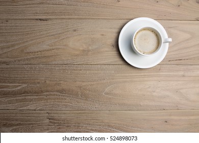 Hot Coffee On The Table