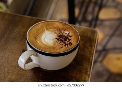 Hot Coffee on Table