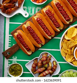 Hot Dogs For Game Day, Super Bowl Food