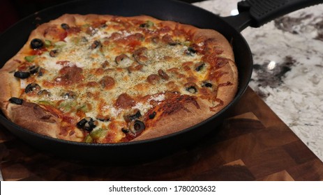 Hot Fresh Homade Skillet Pizza