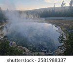 Hot Geyser Pool at Yellowstone