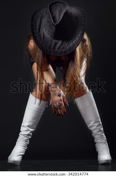 Hot girl in boots