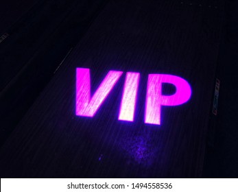 Hot Neon Pink VIP Sign