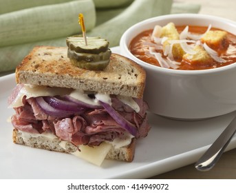 Hot Pastrami Sandwich