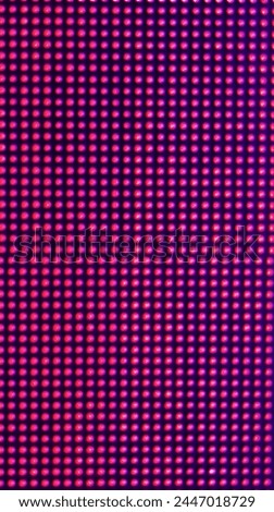 Hot pink, magenta, and black neon lights polkadots background 
