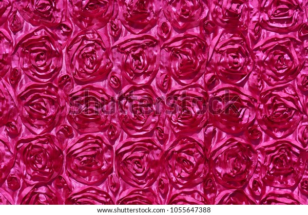 Hot Pink Rose Pattern Drapes Seamless Stock Photo Edit Now