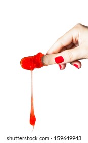 Hot Red Wax Depilatory Dripping / Wax Drip