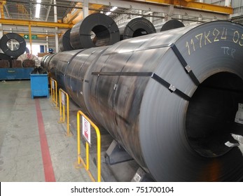 Hot Rolled Steel Sheet, Slitting Coil, In Factory Warehouse