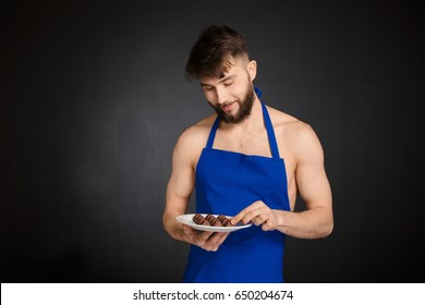 Hot Sexy Naked Handsome Man Chocolates Stock Photo Shutterstock