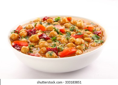 Hot And Spicy Channa Masala From Asian Cuisine.