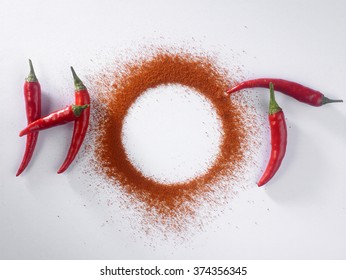 Hot Or Spicy Chili Padi And Powder