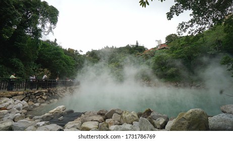 Hot Spring Valley In Beitou District, Taipei, Taiwan.