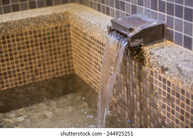 Hot Spring Water In A Spa House