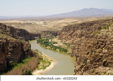 Hot Springs Canyon Rio Grande River Stock Photo (Edit Now) 65320243