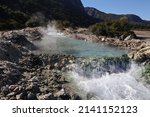 hot springs near Lamia called Thermopylae, Greece, Europe	