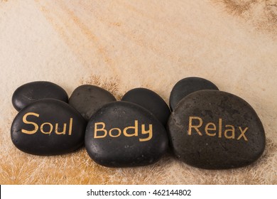 Hot Stone Relax Body Soul Lava Stock Photo 462144802 