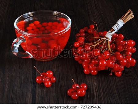 Similar – Image, Stock Photo viburnum tea in cup Fruit