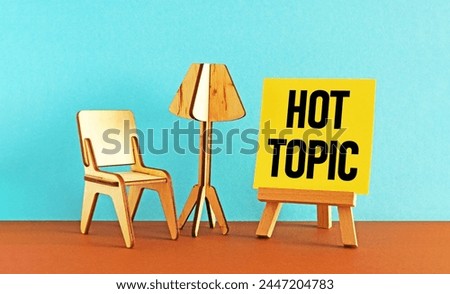 Hot Topic is shown using a text